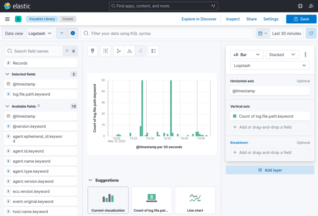 Kibana Visualization Example