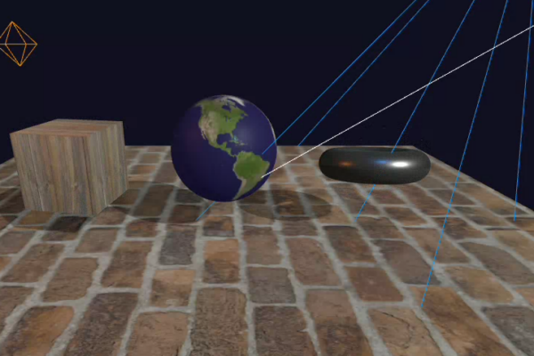 ThreeJS Textures and Lighting Example