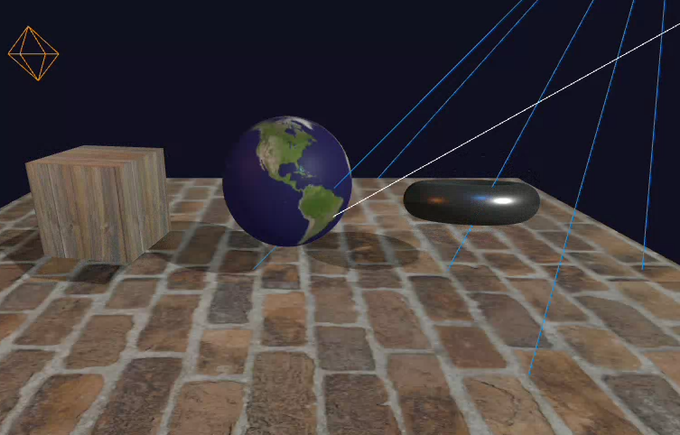 ThreeJS Textures and Lighting Example