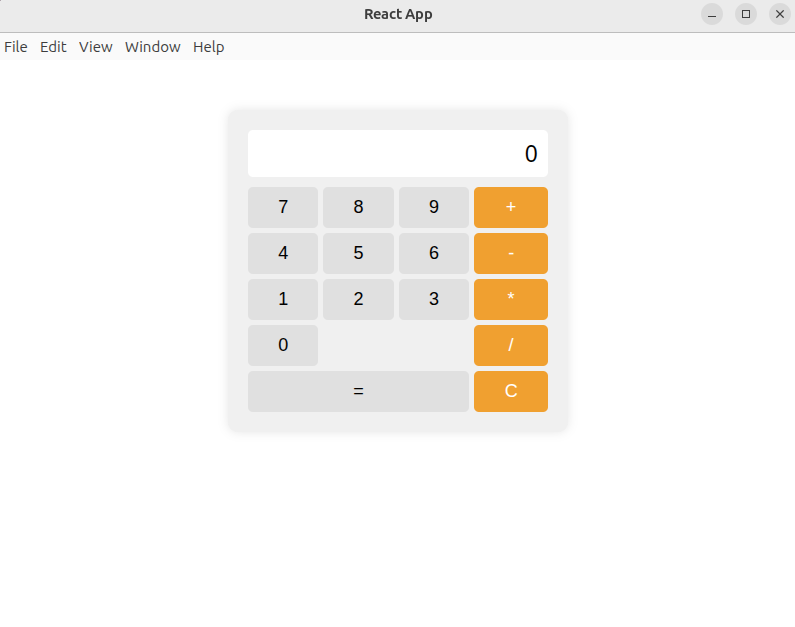 Creating a React Calculator App and Converting it to an Electron Desktop Application