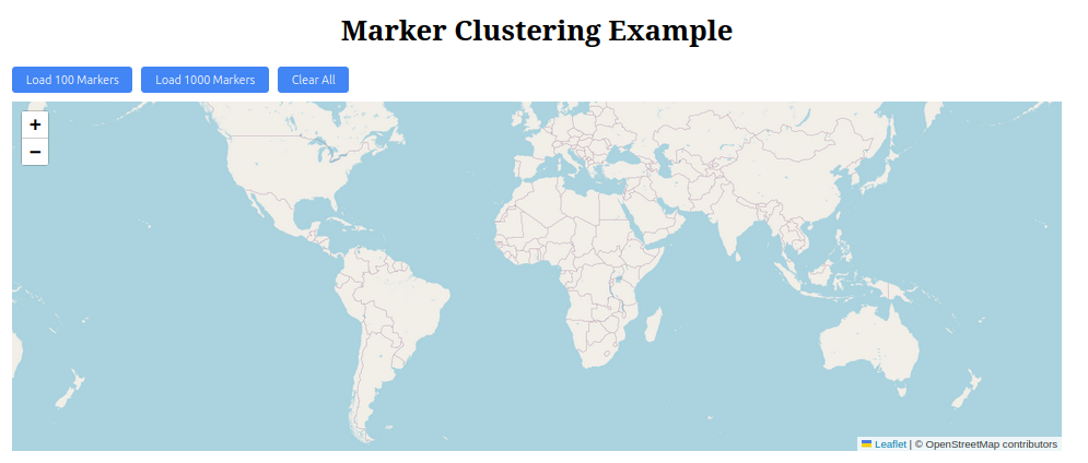 Leaflet.JS Clustering